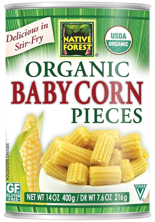 Native Forest Organic Cut Baby Corn, 14-Ounce Cans (Pack of 6) | Amazon (US)