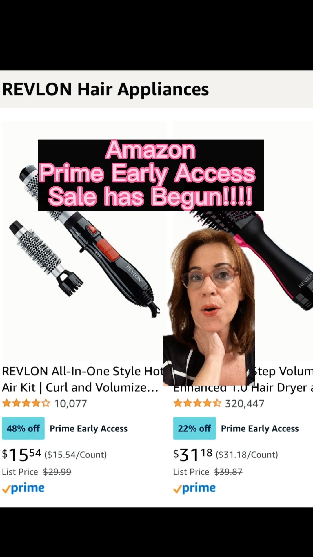 It. Has. Begun 🥳🥳🥳🥳 Don’t miss the Amazon #primeearlyaccesssale happening now thru tomorrow Oct 12. Get deals on #beautyproducts like these Revlon brush / dryers 😂 #amazonsale

#LTKbeauty #LTKstyletip #LTKsalealert