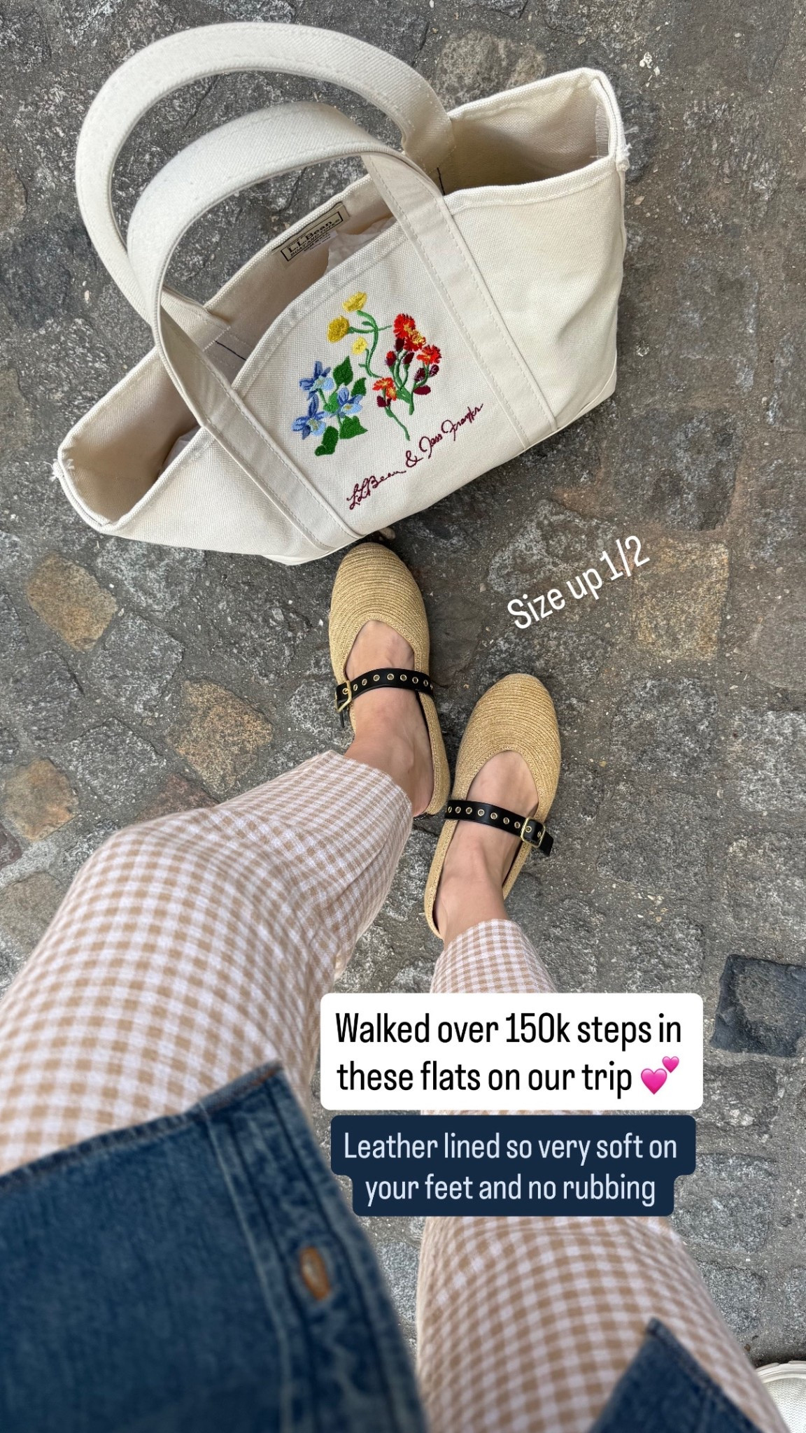 Madewell woven flats leather lined and so comfy! Size up 1/2 (wearing size 7) 


#LTKPetite #LTKTravel #LTKSaleAlert