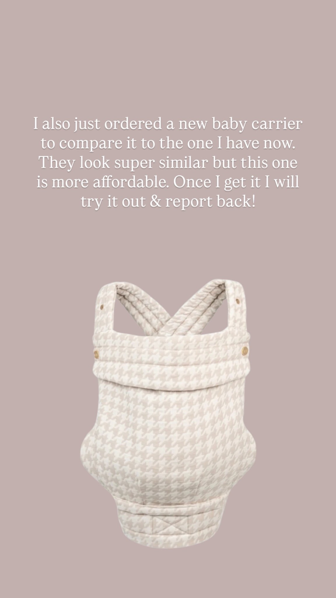 Just recently ordered this carrier in the cream color, & I’m excited to try it out! 

Loverly Grey, baby carrier, newborn baby, newborn must haves

#LTKBaby