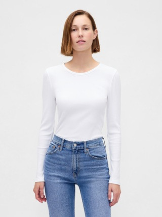Modern Compact Rib Crop T-Shirt | Gap (US)