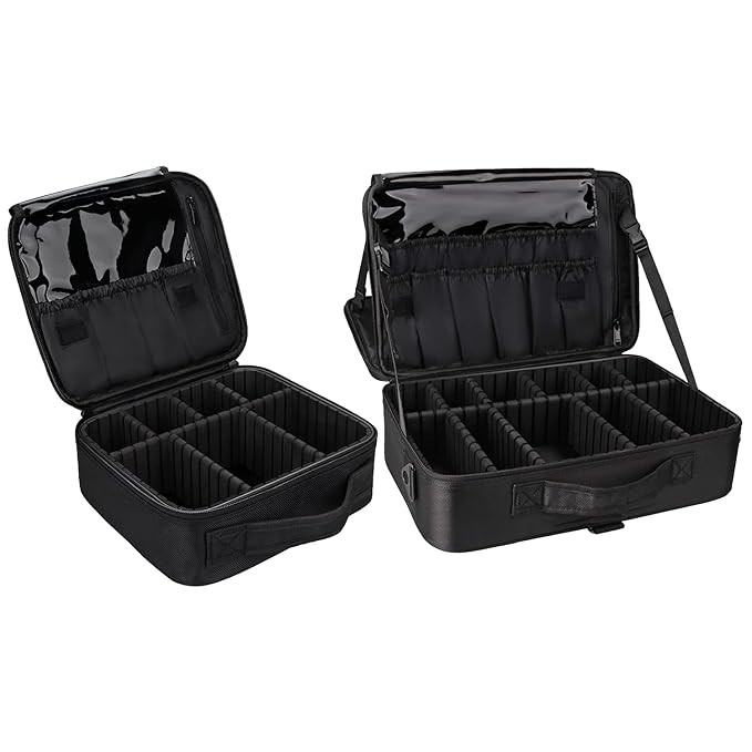 Relavel Small Makeup Case and Large Makeup Case, Easy to Carry, Necessary for Travel, Suitable fo... | Amazon (US)