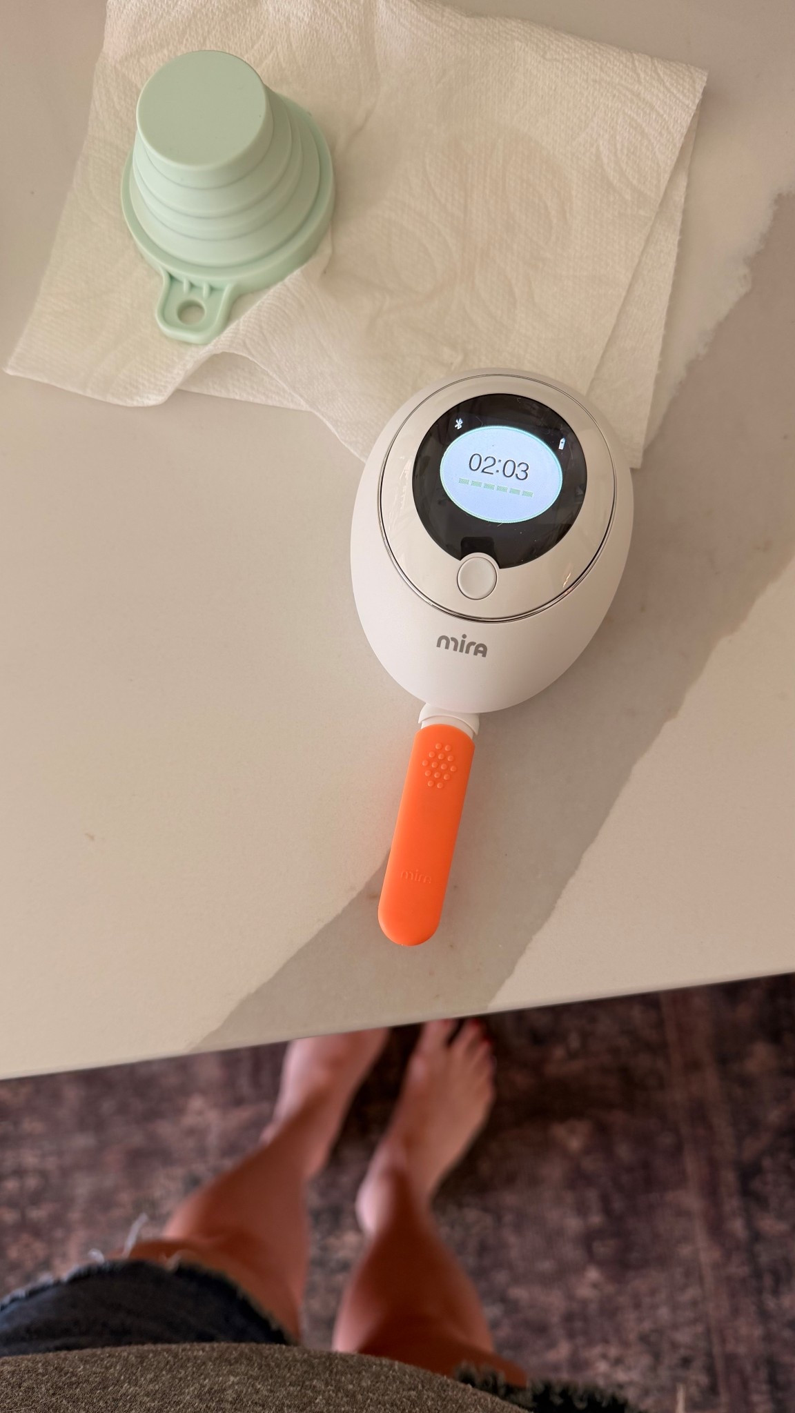 I’m done trying to fix myself. Because I have a hunch. I’ve had the hunch for years that something was unbalanced. Something wasn’t right.
I’m going to freaking prove it.
I saw a video on Instagram about the Mira Fertility and Hormone Tracker. It’s an at-home hormone testing kit. You pee on sticks and it tells you what the hell your hormones are up to.


#LTKMidsize #LTKSeasonal #LTKmomlife