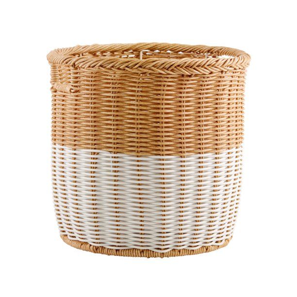 Better Homes & Gardens Small Woven Resin Wicker Planter by Dave & Jenny Marrs | Walmart (US)