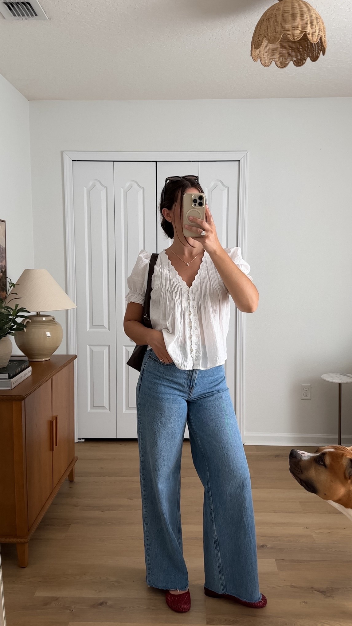 Casual ootd! Wearing 25 regular jeans and xs top (sold out but linked a bunch of similar options!) shoes are comfy and don’t rub at all 

#LTKSeasonal #LTKootd