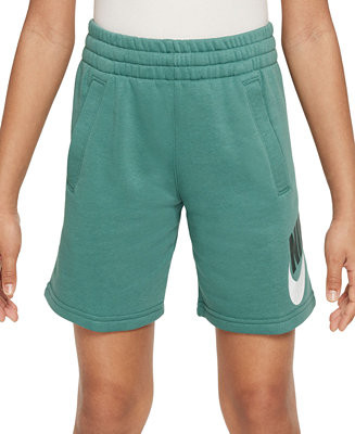 Big Kids Sportswear Club Fleece Logo-Print French Terry Shorts | Macy's