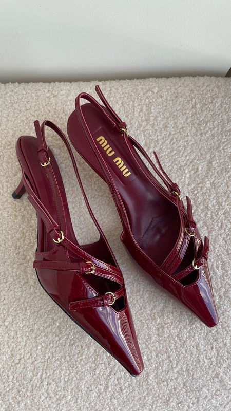 MiuMiu kitten heels. True to size 

#LTKsalealert #LTKfindsunder100 #LTKfindsunder50