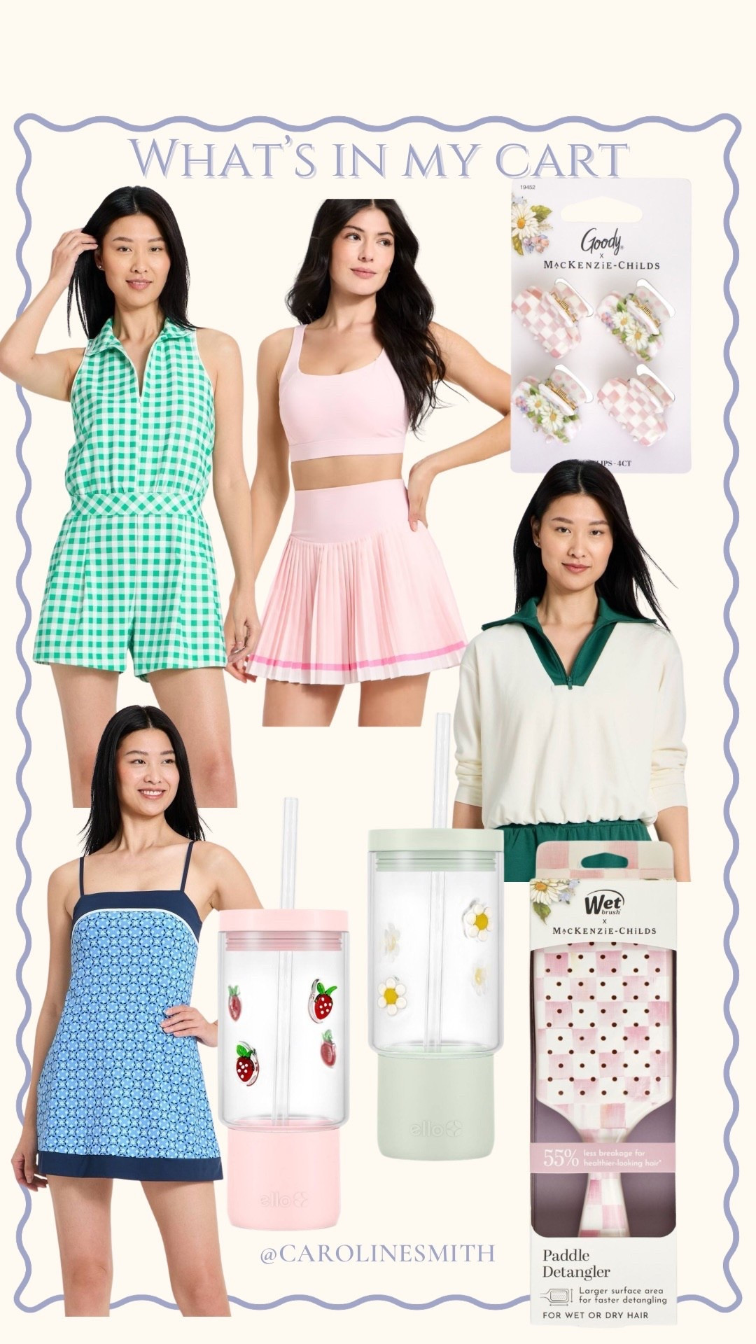 What’s in my cart: Target edition!


Mackenzie Childs, athletic wear, athletic dress, preppy style, glass tumbler, icon glass, summer style 

#LTKTravel #LTKBeauty #LTKmomlife