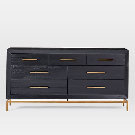 Alexa 7-Drawer Dresser, Black | West Elm (US)