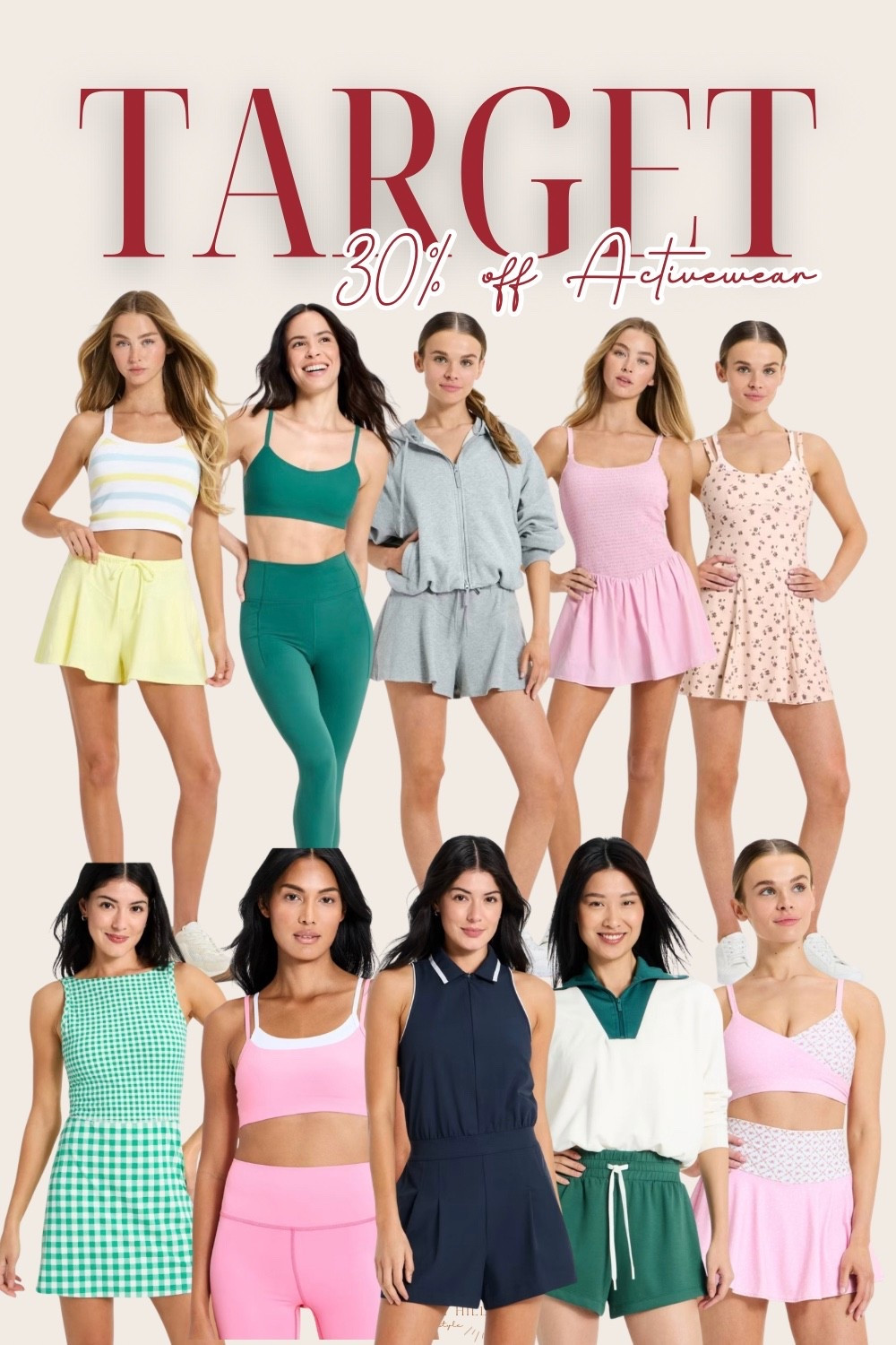 30% Off Target Activewear for three days Only!!