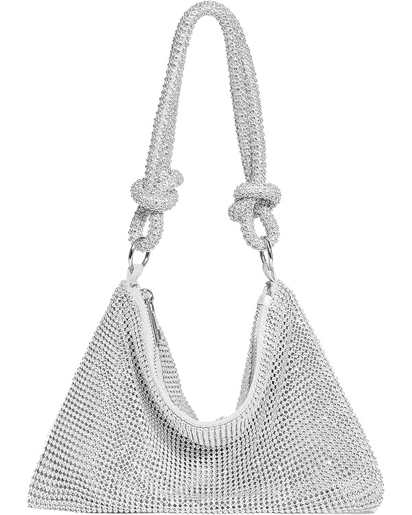 Rhinestone Purse for Women Evening Bag Glitter Sparkly Mini Handbags | Amazon (US)