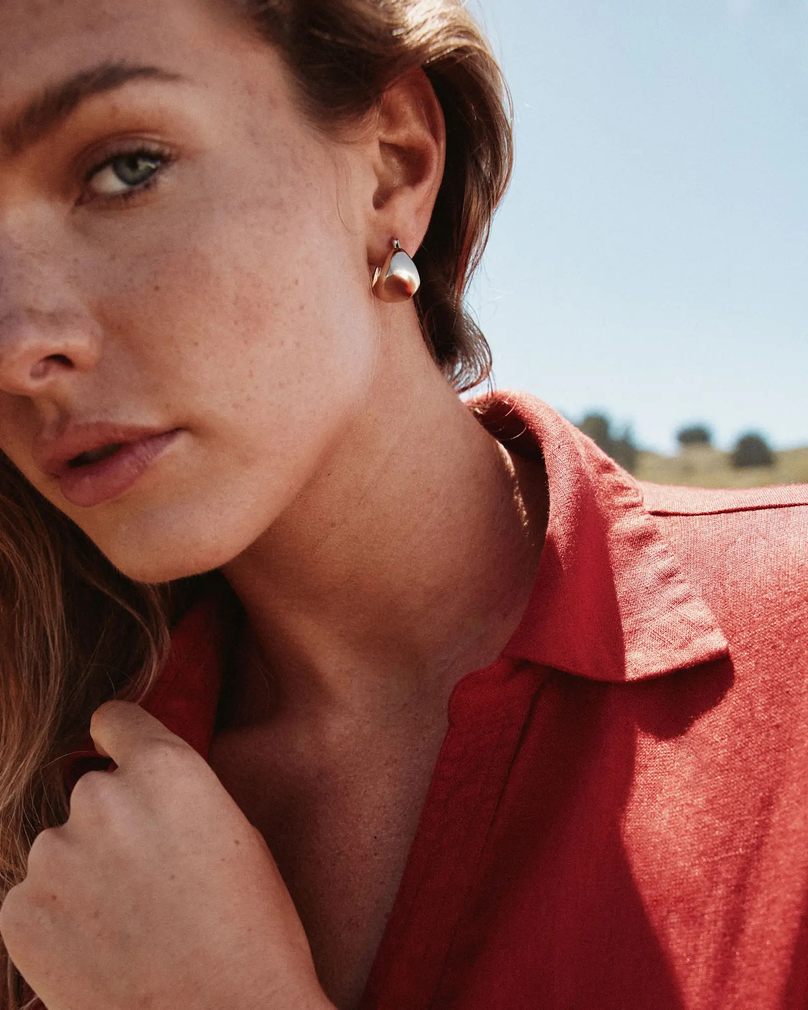 Globe Boho Hoops in Gold Vermeil | Quince