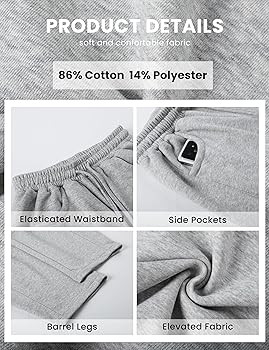 SeekMe Pantalón deportivo para mujer, con cordón elástico, cintura ancha, pantalones casuales ... | Amazon (US)