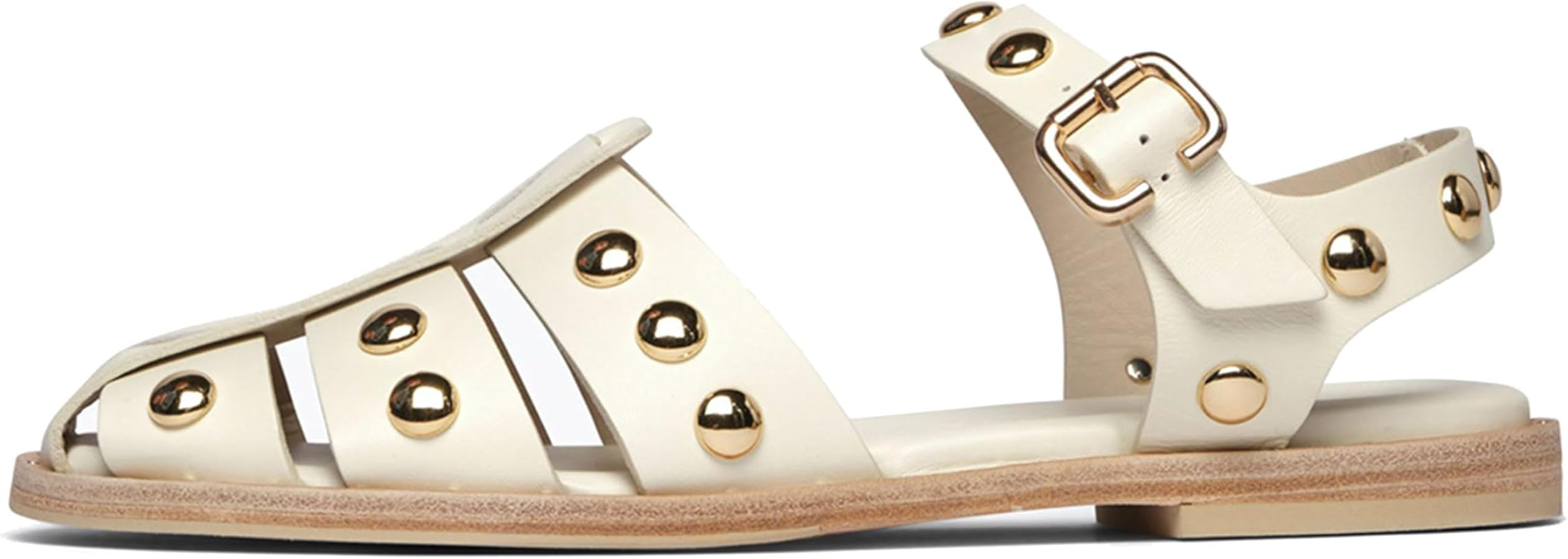 Fisherman Sandals for Women Round Toe with Rivets Comfortable and Breathable Elegant Dress and Ca... | Amazon (US)