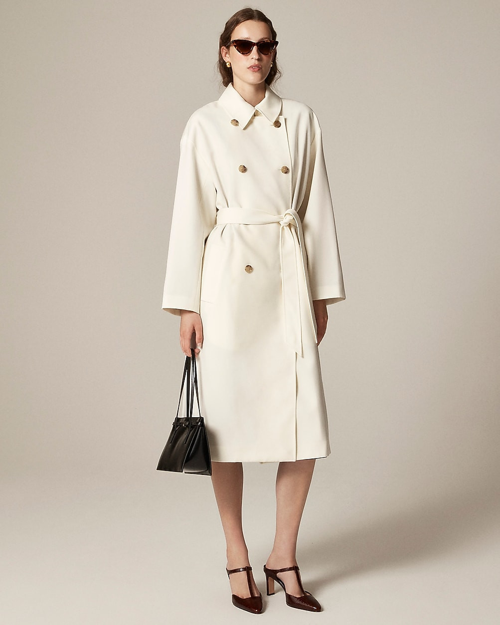 Trench coat in wool blend | J. Crew US