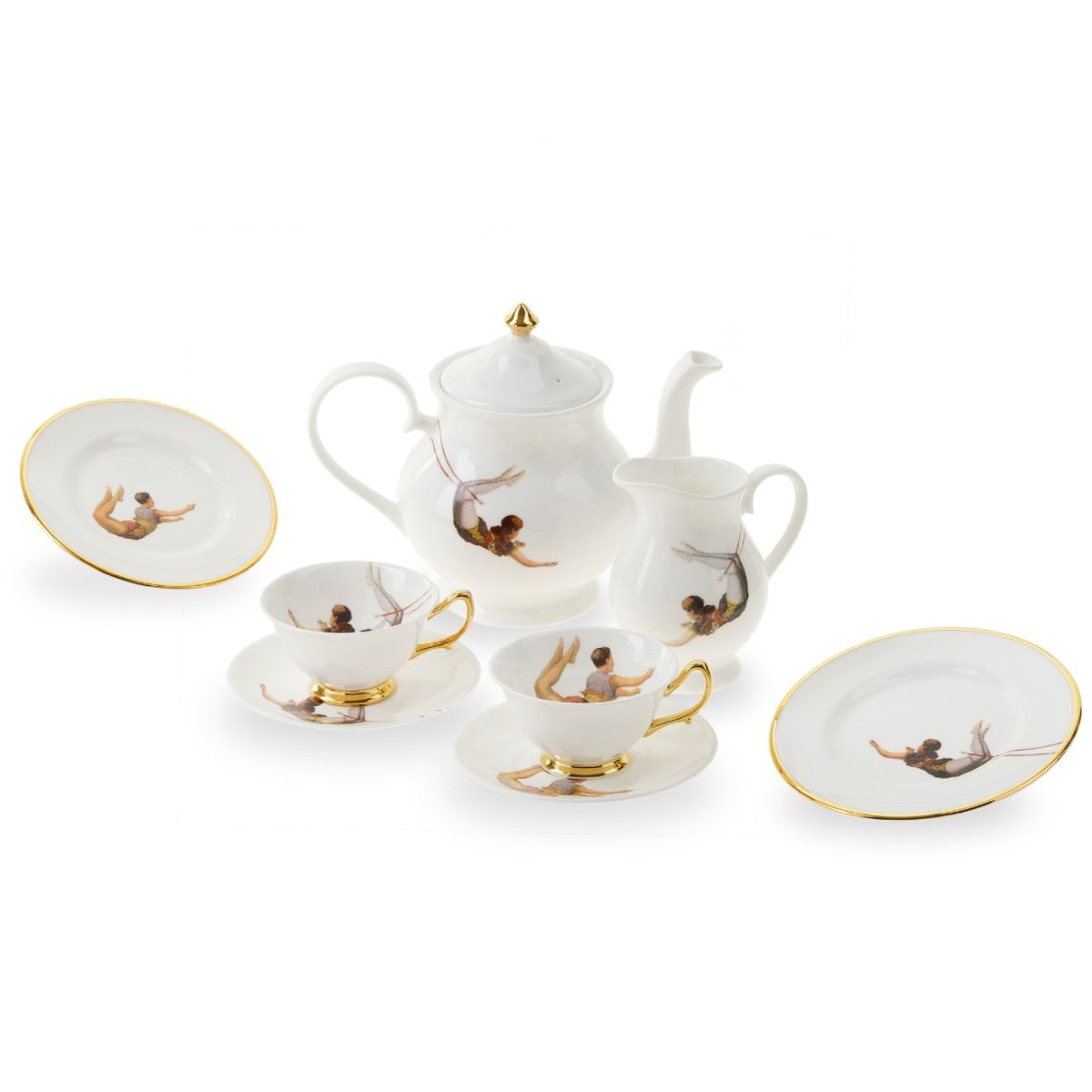 Trapeze Tea For Two Tea Set | Wolf & Badger (US)