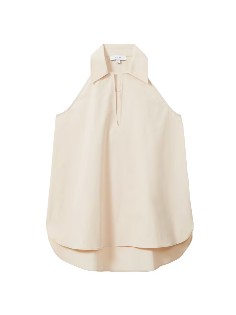 Layla Stretch-Cotton Top | Saks Fifth Avenue