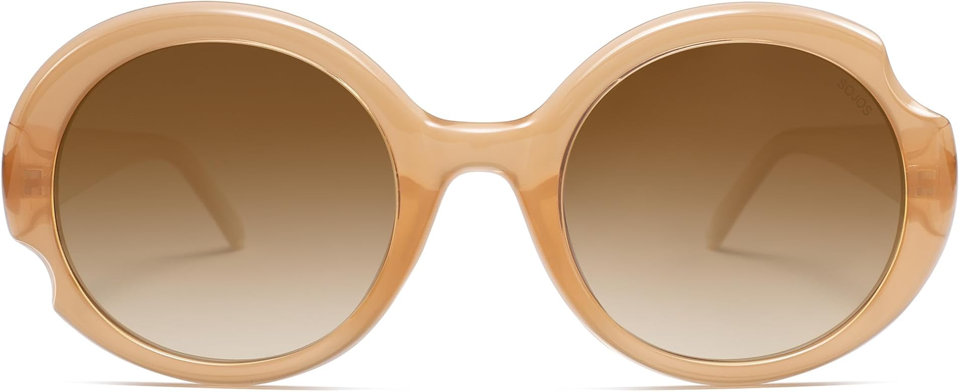 SOJOS Big Retro Oval Round Polarized Sunglasses Womens Mens Vintage Trendy Oversized Sunnies SJ23... | Amazon (US)
