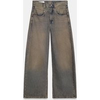 Zara - Trf Low-Rise Baggy Jeans In Blue - 16 - Woman | Zara UK