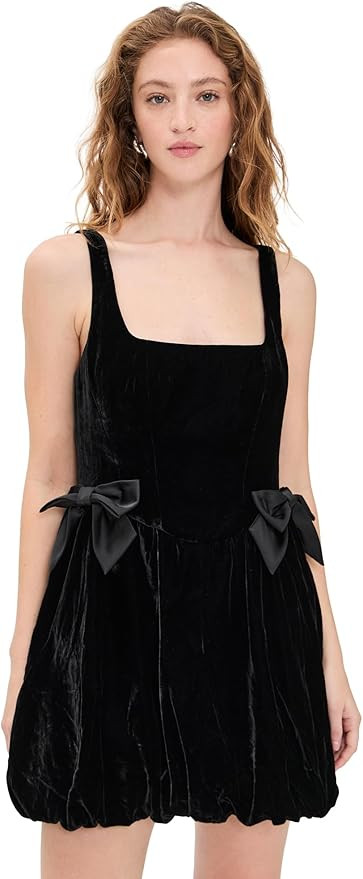 WAYF Women's Brielle Velvet Bubble Mini Dress | Amazon (US)