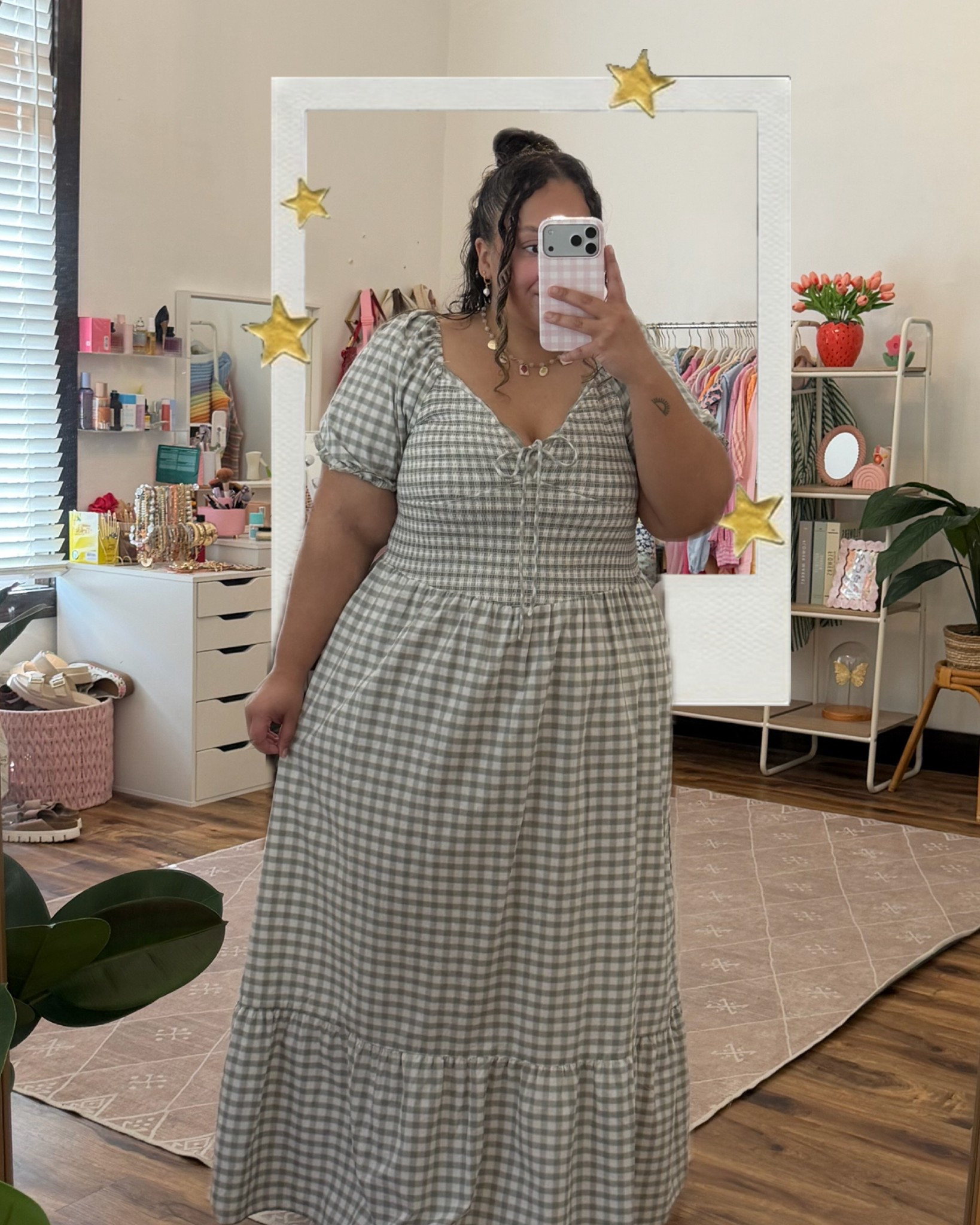 This is the perfect throw on and go dress that’s comfortable but feels so put together. It has pockets and is so flattering on the curves 

#LTKPlusSize #LTKPetite #LTKSaleAlert