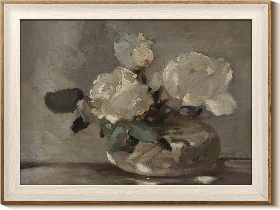 InSimSea Framed Canvas Wall Art Framed Wall Decorations, Mid Century Modern Wall Decor, Botanical... | Amazon (US)