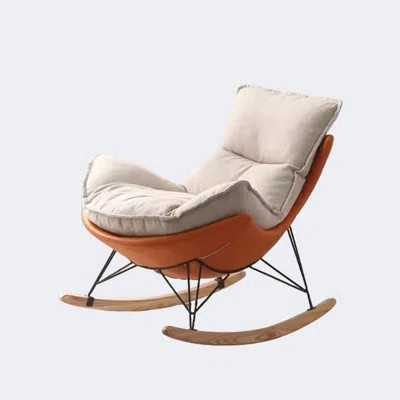 Nordic Modern Casual Art Style Rocking Chair Rocking Chair | Wayfair North America