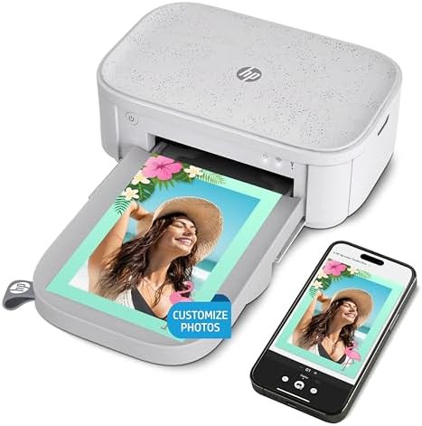 HP Sprocket Studio Plus 4x6" Wireless Instant Photo Printer, 10 Sheets + Cartridge, Wi-Fi, Premiu... | Amazon (US)