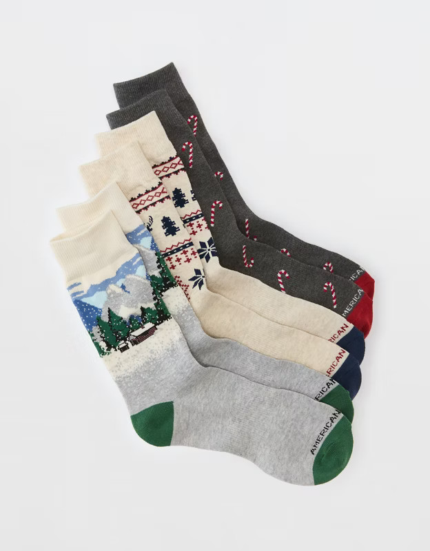 Holiday Sock 3-Pack | American Eagle Outfitters (US & CA)