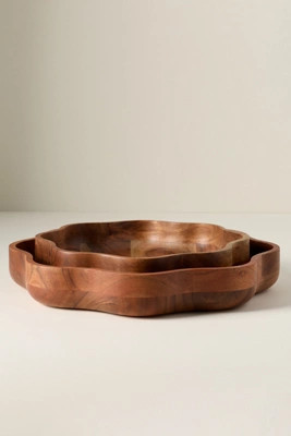 Jill Acacia Wood Bowl | Anthropologie (US)