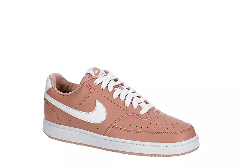 Nike Womens Court Vision Low Next Nature Sneaker - Blush | Rack Room Shoes