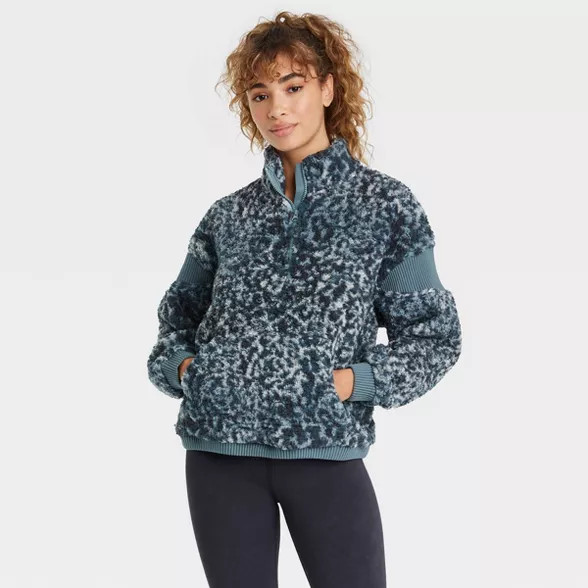Women's Sherpa 1/2 Zip Pullover - JoyLab™ | Target