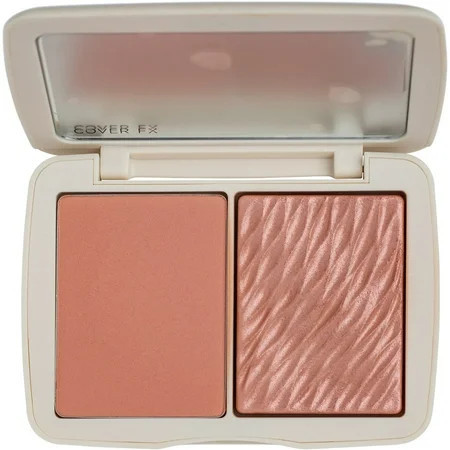 COVER FX Monochromatic Blush Duo Matte + Shimmer SOFT PEACH 0.51oz - Imperfect Box | Walmart (US)