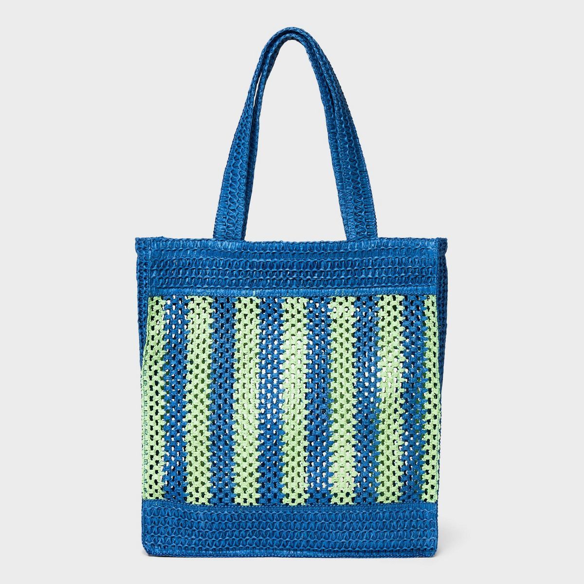 Stripe Straw Crochet Tote Handbag - Universal Thread™ | Target