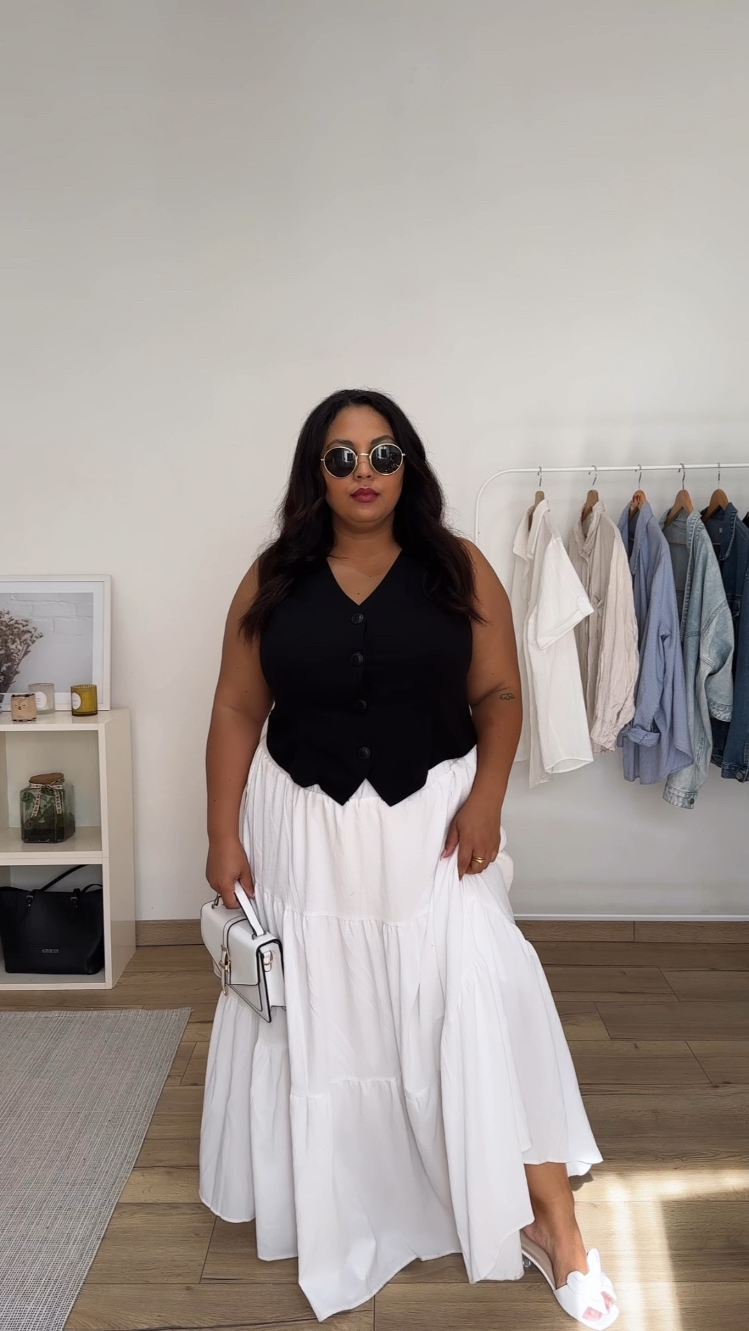 Vest + maxi skirt 🐚

#maxiskirt #vest #summerlook #curvy 

#LTKsummer #LTKmidsize #LTKcurves