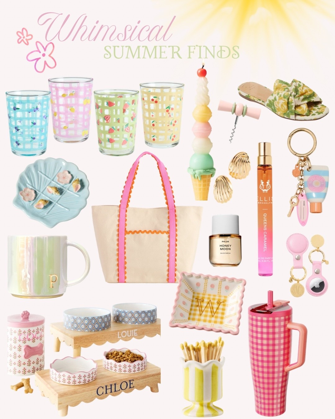 Whimsical summer finds!! Loving all the colors and whimsy for summer!

#LTKSeasonal #LTKBeauty #LTKHome