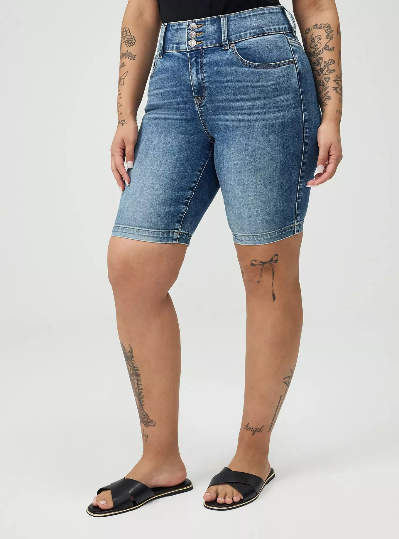 11'' Jegging Bermuda High-Rise Short | Torrid (US & Canada)