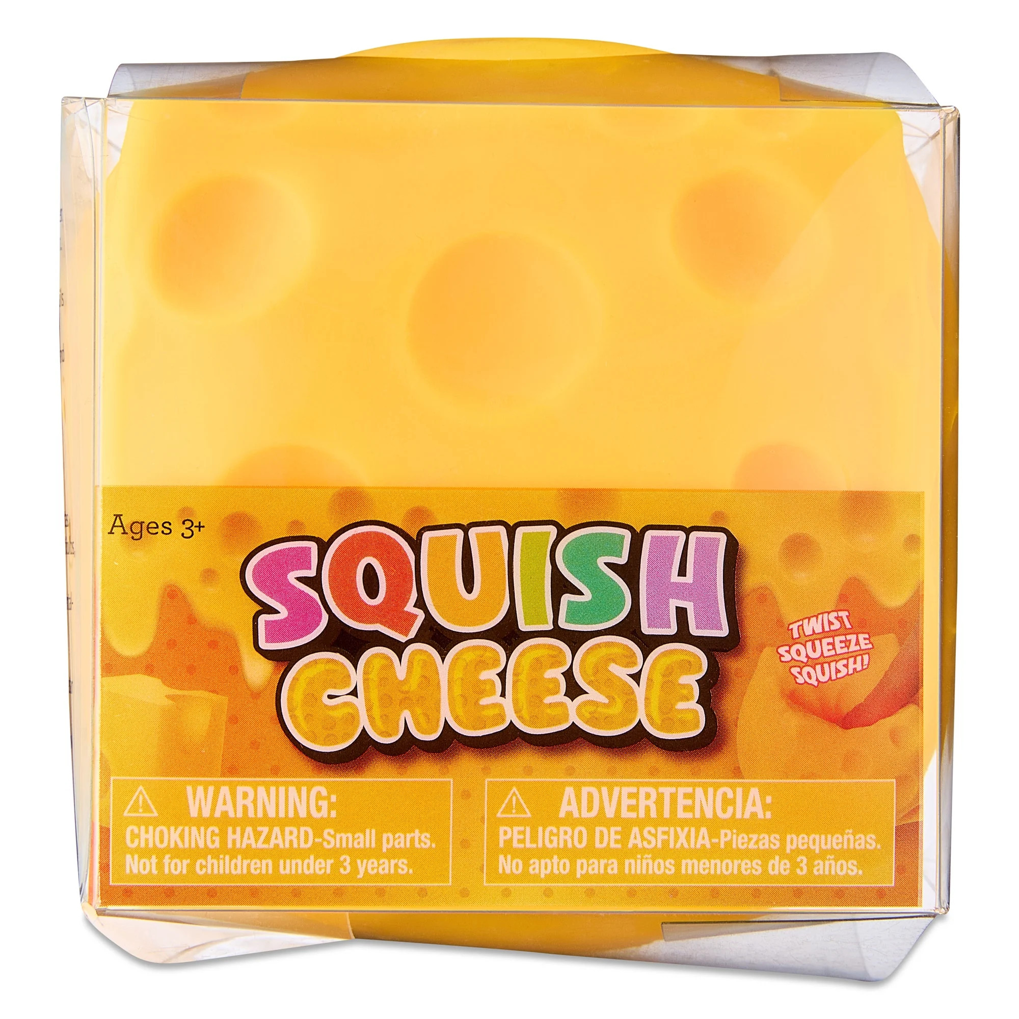 Squish Cheese Toy, Yellow, Easter by Way To Celebrate | Walmart (US)