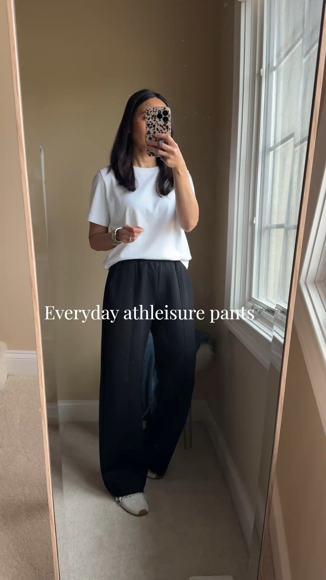 Spring outfit. Travel outfit. Athleisure outfit. 
Sharing updated options to comfy pants no longer available from an old post that I still get messages on almost daily. 
Option 2: from Old Navy
- nice wide leg cut; looser than Varley. 
- pintuck detail down front of leg. 
- nice front pockets. 
- comes in different lengths; I am in regular length and can wear these with flat and chunky sneakers. 
- fabric feels like everyday casual; more lounge-like. 

- a favorite structured but flowy “dressy” t-shirt for me. I sized up.  
- ballet sneakers. 
- classic oversized denim jacket. True to size. 
- crossbody mini bag. Travel bag  


#LTKOver40 #LTKootd #LTKTravel