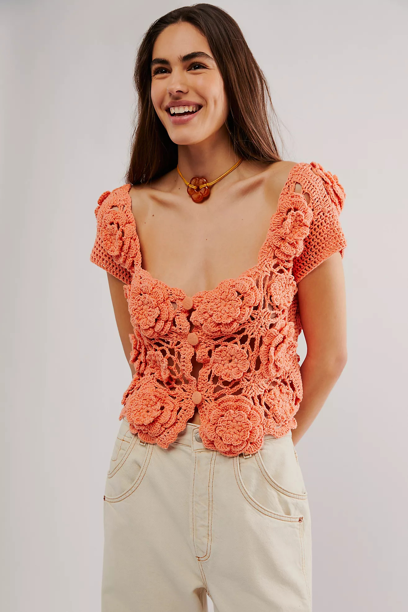 Tach Nogal Crochet Top | Free People (Global - UK&FR Excluded)