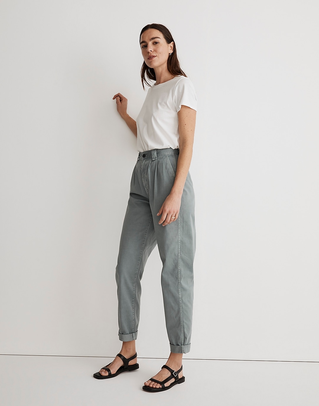 Garment-Dyed Tapered Chino Pants | Madewell