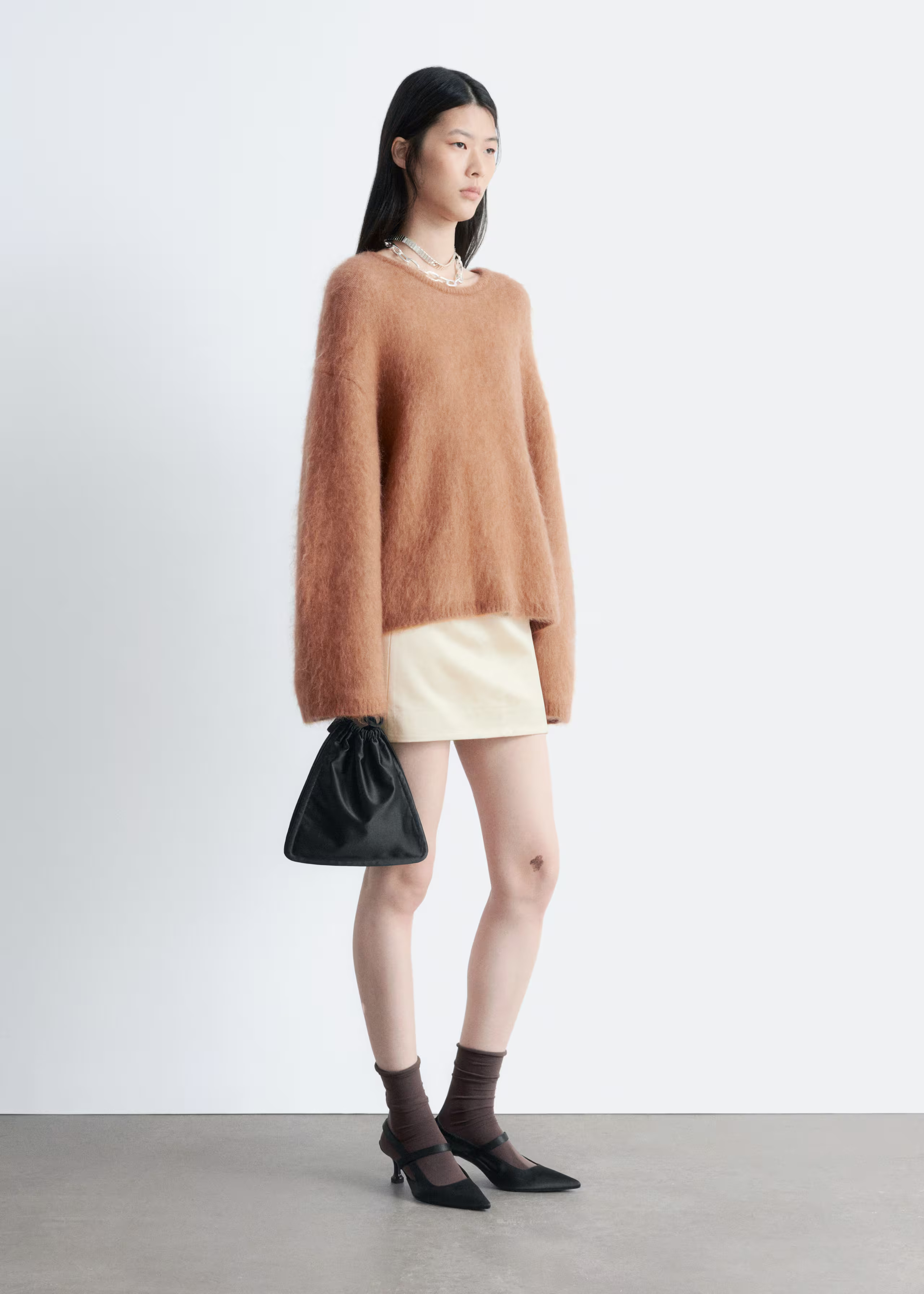 Brushed Mohair-Blend Sweater | & Other Stories UK