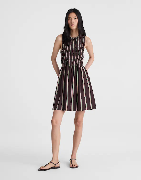 Madewell x Shopbop Melody Smocked Mini Dress | Madewell