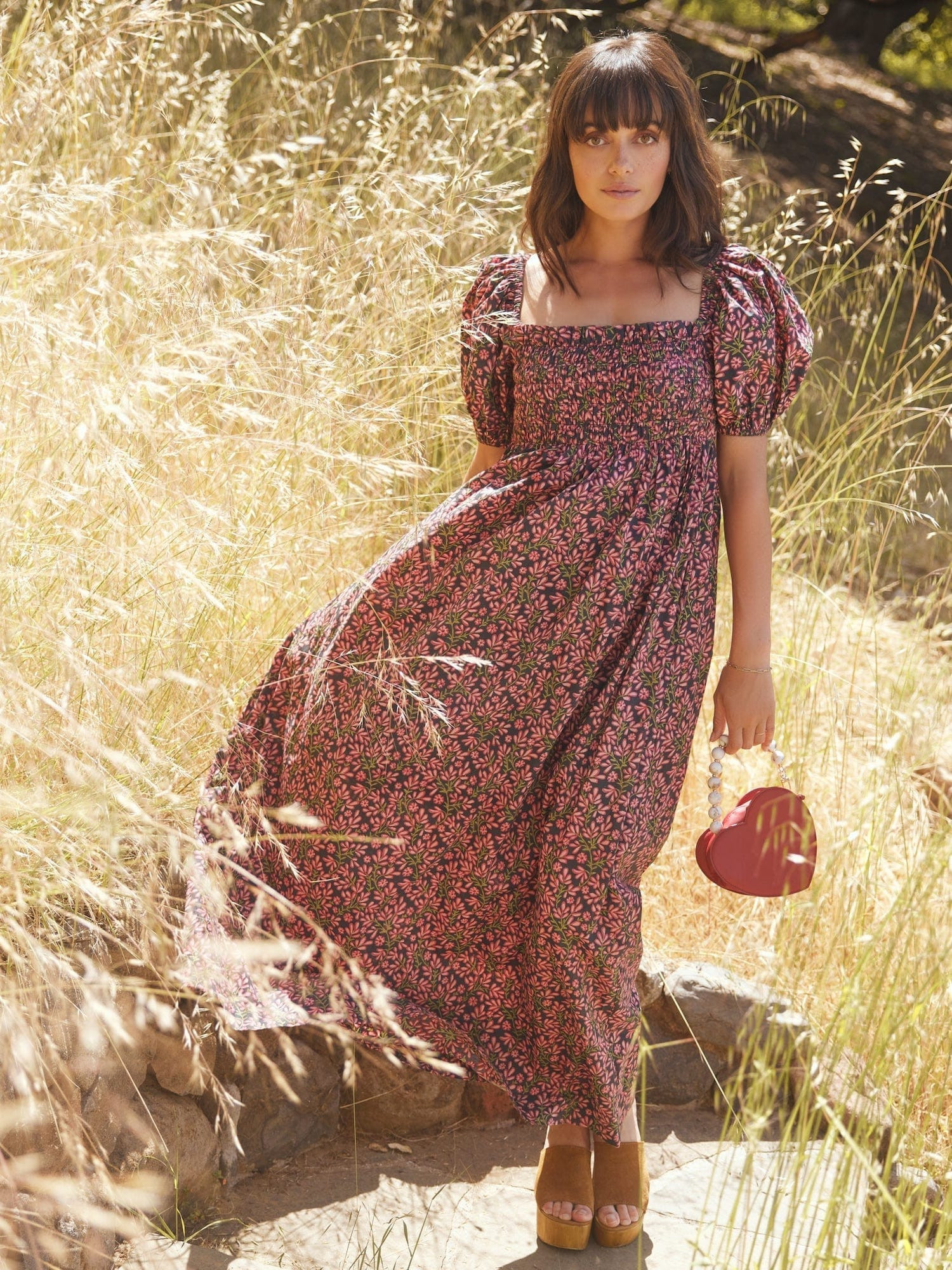 Aurora Puff Sleeve Maxi Dress | Modatrova