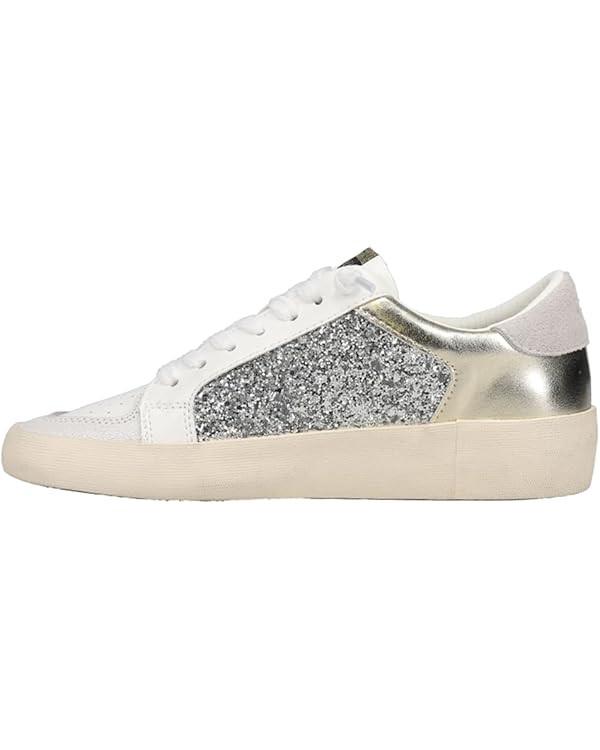 VINTAGE HAVANA Womens Libby 1 Metallic Sneakers Shoes Casual - Gold, Silver, White | Amazon (US)