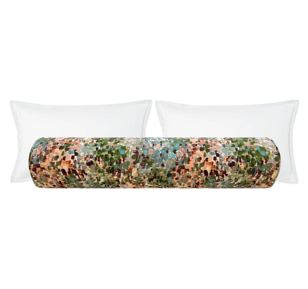 THE BOLSTER :: MONET VELVET // MULTI | LITTLE DESIGN COMPANY