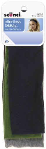 Scunci Effortless Beauty Wide Stretch Basic Headwraps | Amazon (US)