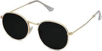 SOJOS Small Round Polarized Sunglasses for Women Men Classic Vintage Retro Shades UV400 SJ1014 | Amazon (US)