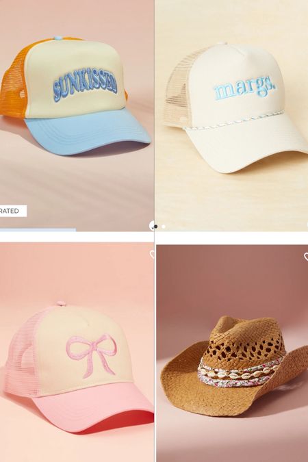 Cutest summer hats! 

#LTKSeasonal #LTKsalealert #LTKstyletip