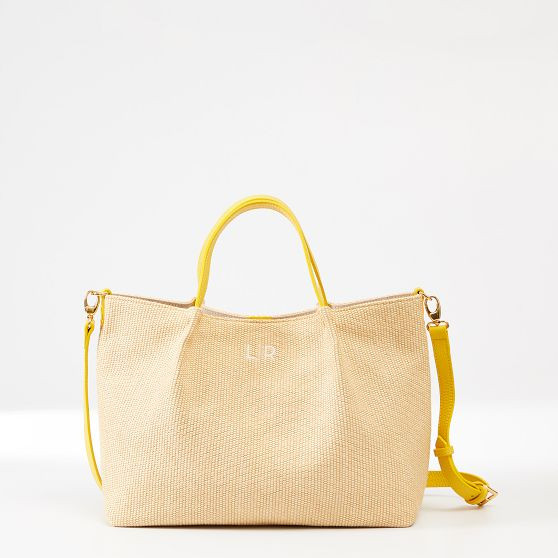 Gemma Italian Raffia Tote | Mark and Graham